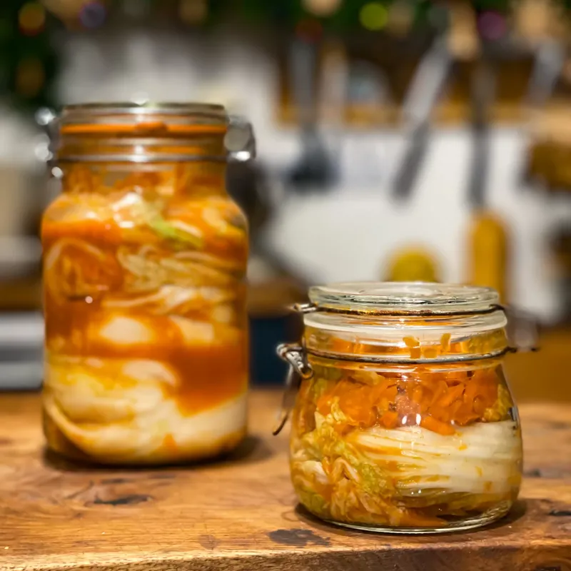 Cauliflower Leaf Kimchi