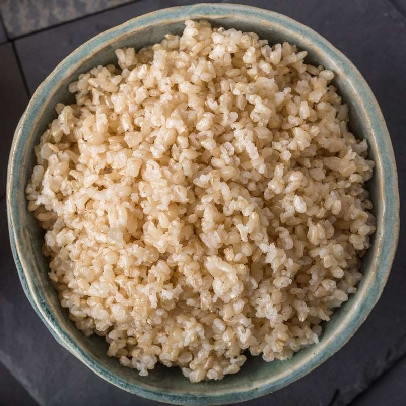 A Small Bowl Of Brown Rice