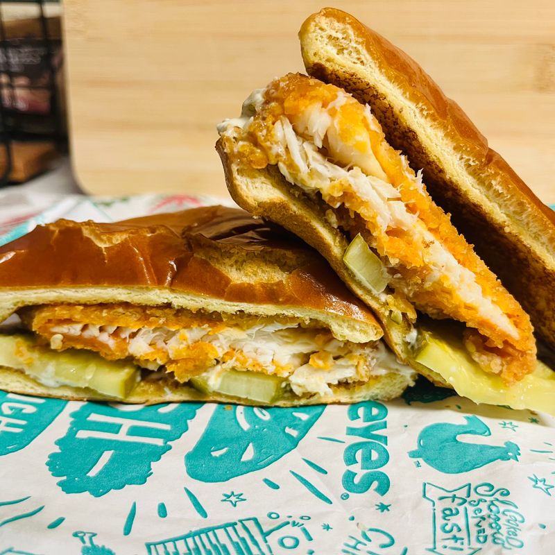 Popeyes Flounder Fish Sandwich Surprise
