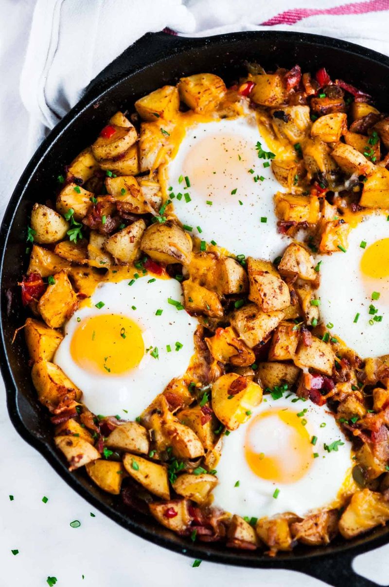 Potato And Egg Breakfast Hash