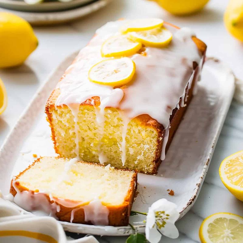 Zesty Lemon Drizzle Cake