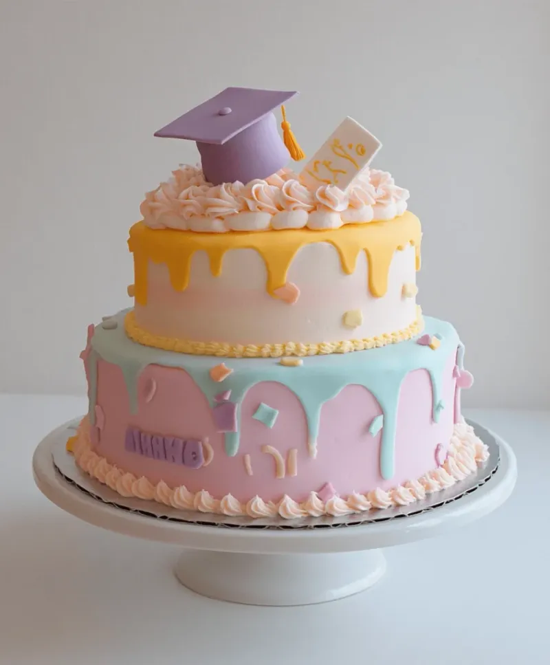 Quote-Covered Inspiration Cake