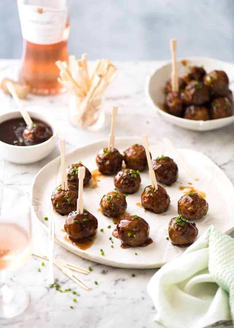 Meatballs With Dipping Sauces