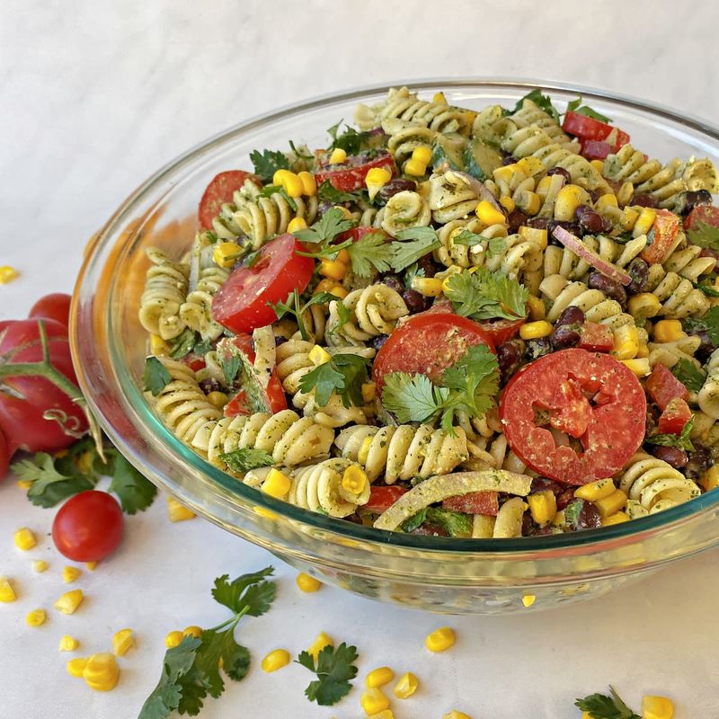 Summer Garden Vegetable Pasta Salad