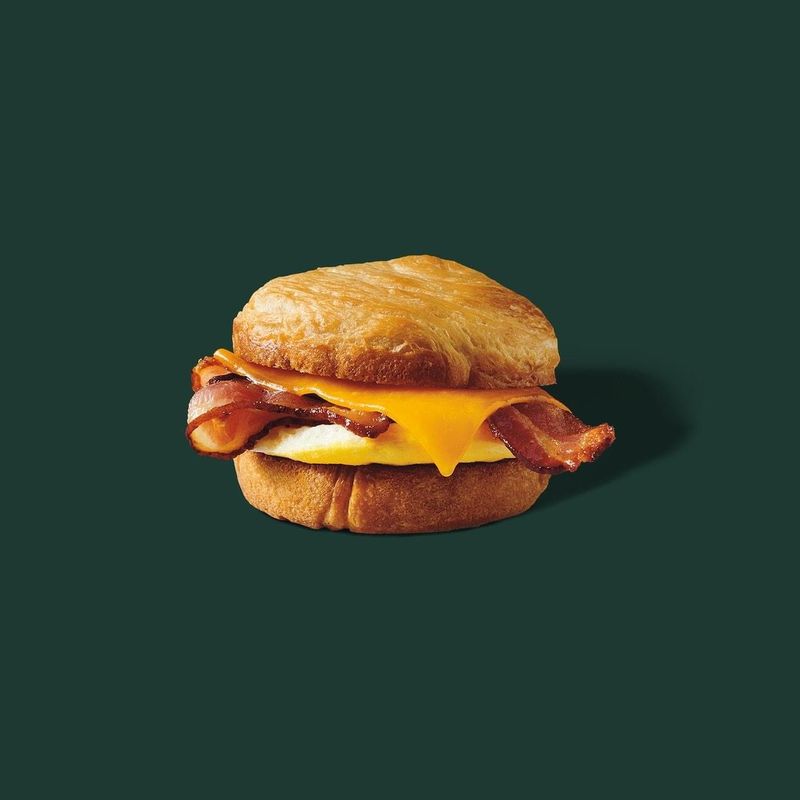 Starbucks' Double-Smoked Bacon & Cheddar Sandwich
