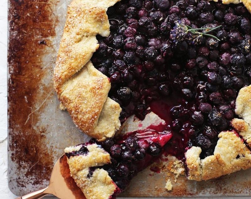 Blackberry Lavender Galette