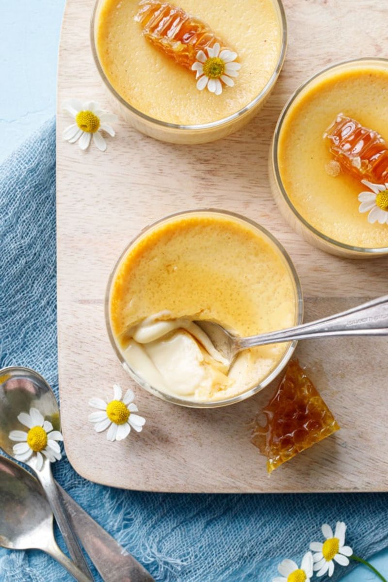 Honey Chamomile Custard