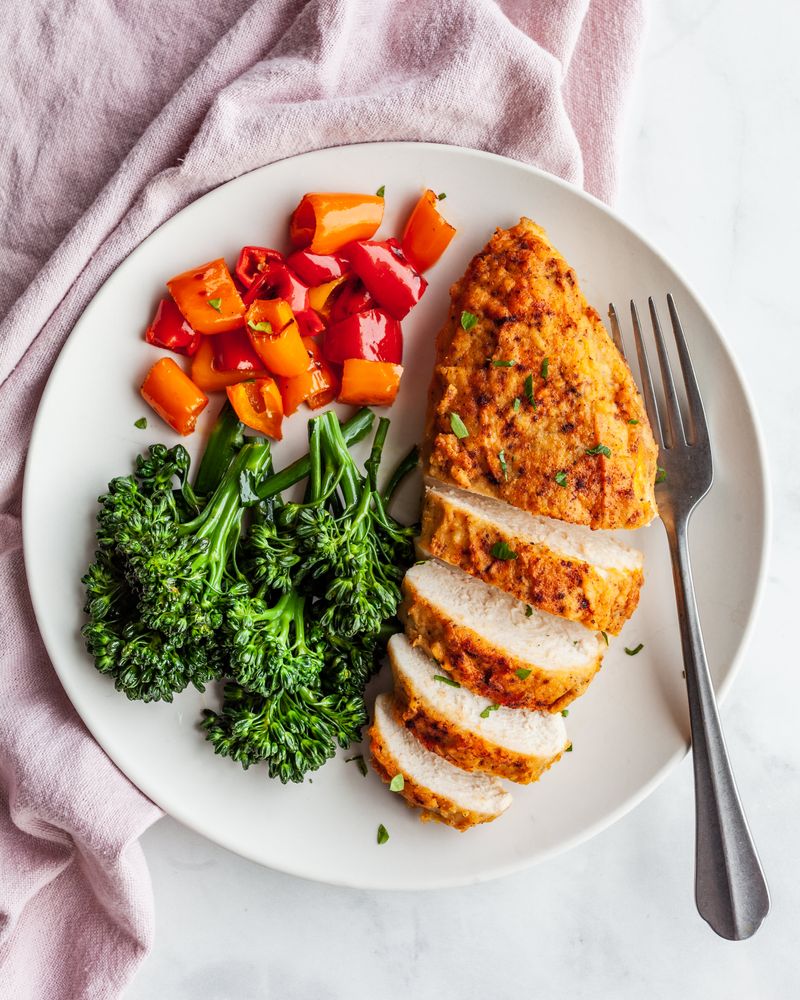 Hummus-Crusted Chicken