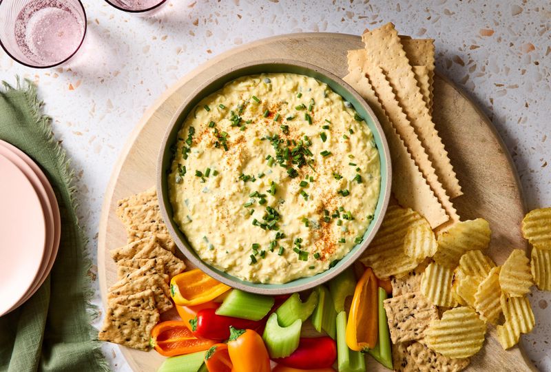 Deviled Egg Dip For Crackers