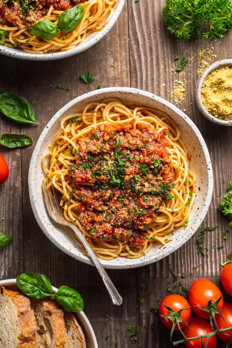 Lentil Bolognese