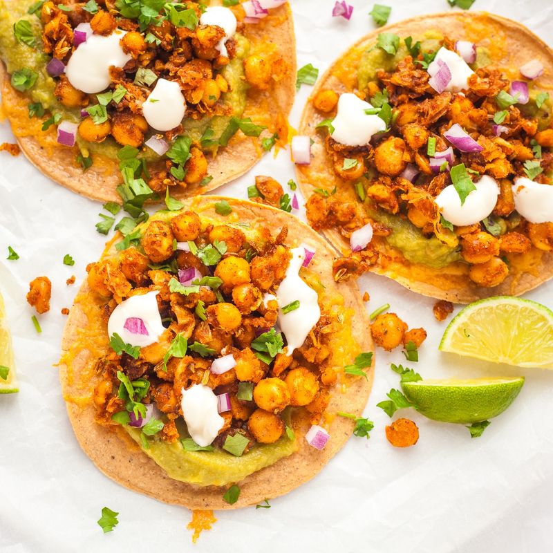 Crispy Chickpea Tacos