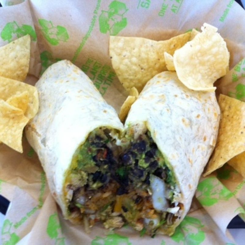 Baja Fresh Bean & Cheese Burrito