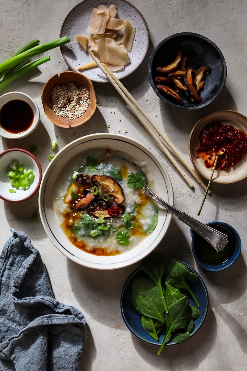 Stomach-Soothing Ginger Rice Porridge