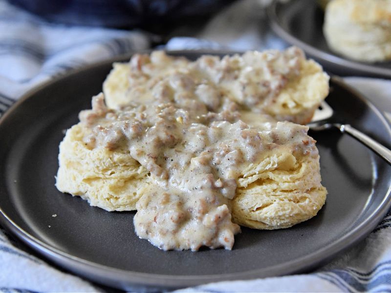 Alabama's Buttery Biscuits And Gravy