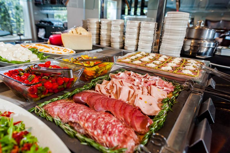 The Salad Bar Is Surprisingly Fancy