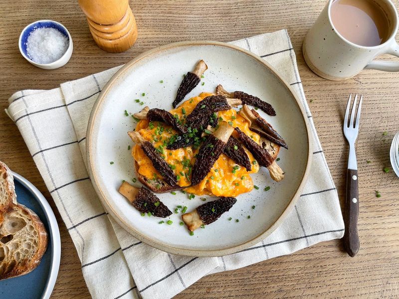 Morel Mushroom Scramble