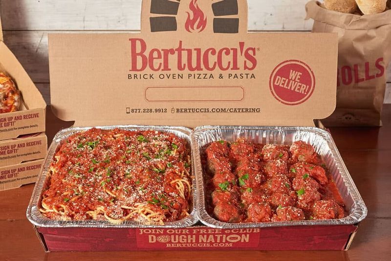 Bertucci's Brick Oven Spaghetti & Meatballs