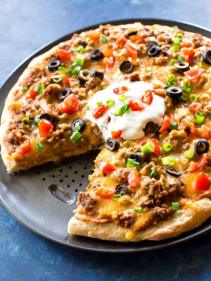 Nacho-Inspired Taco Pizza