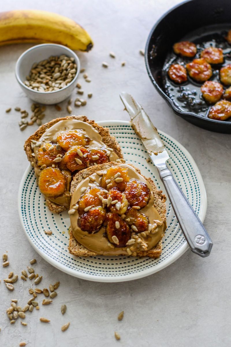 Sunflower Seed Butter Toast Toppers