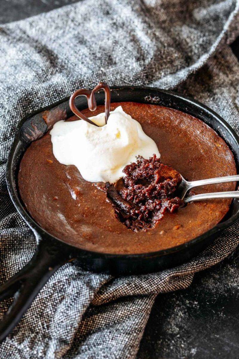 Smoke-Infused Chocolate Lava Cakes