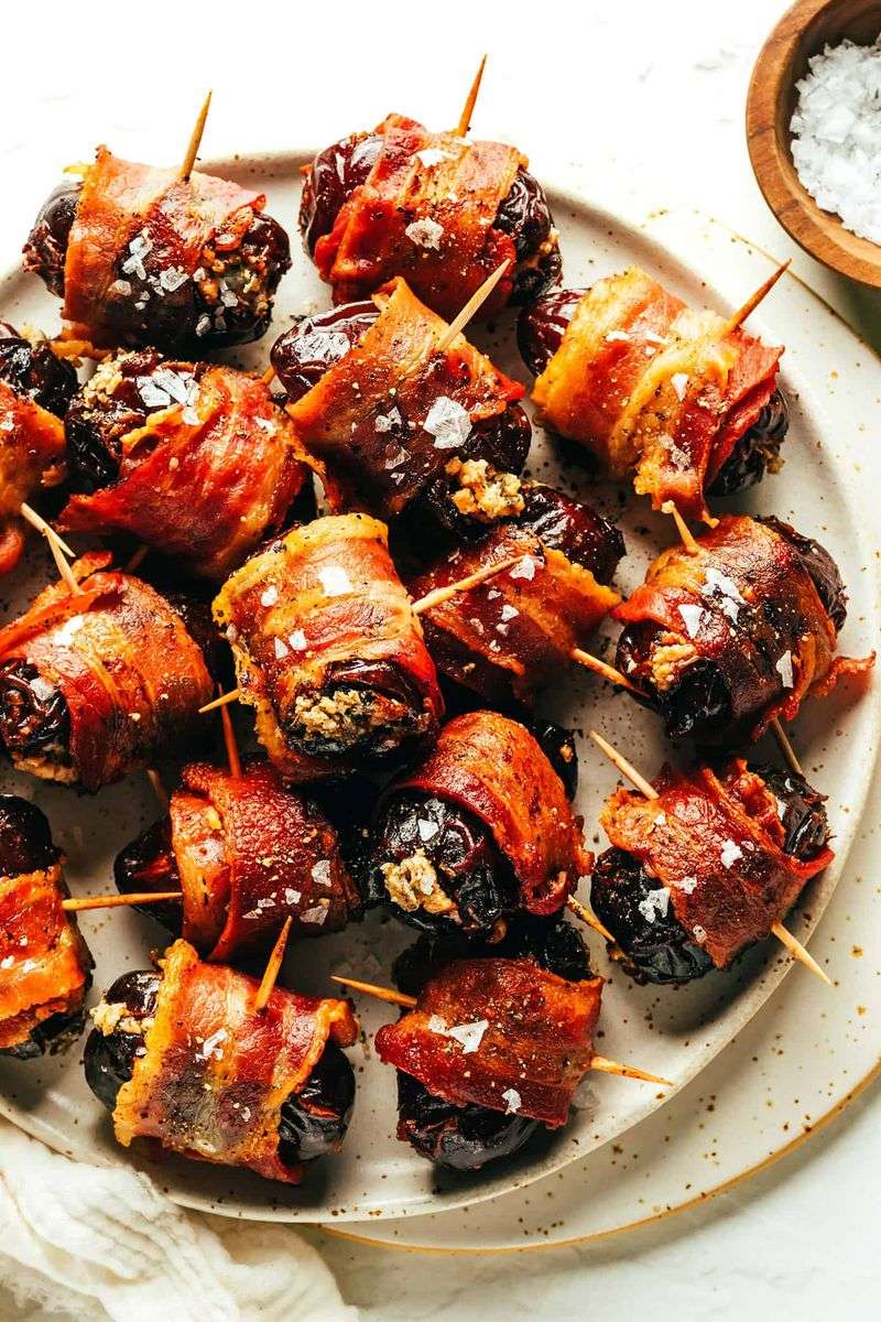 Bacon-Wrapped Grilled Dates