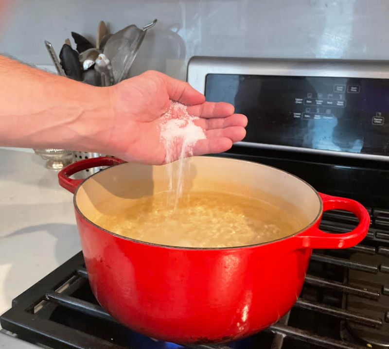 Not Salting Pasta Water