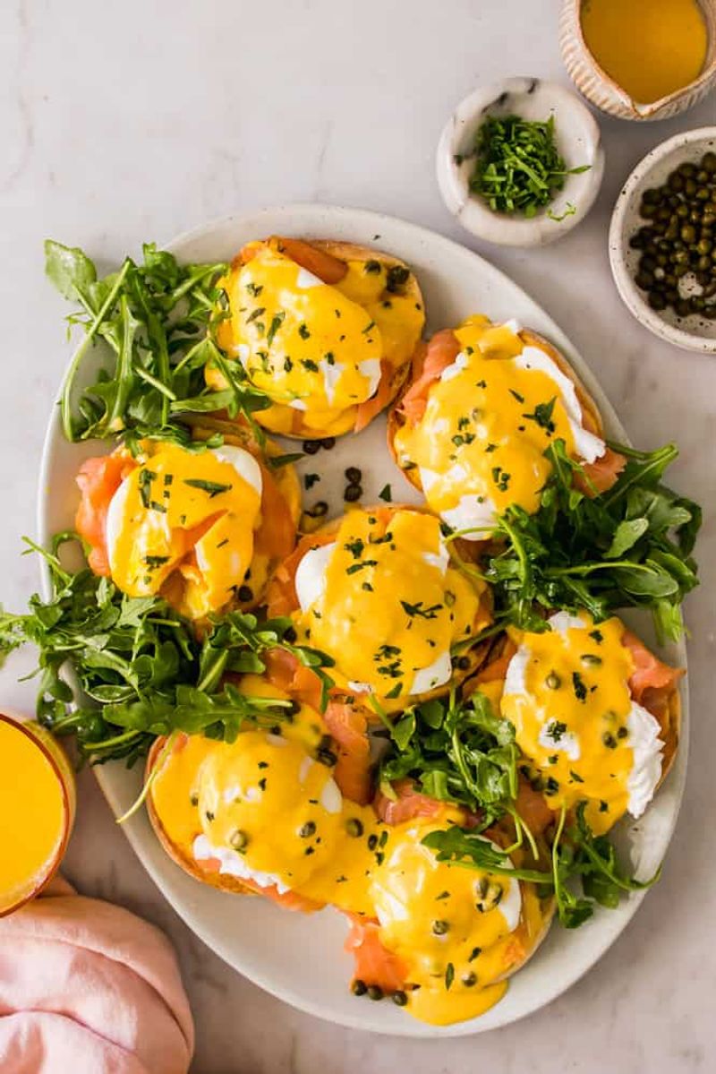 Smoked Salmon Eggs Benedict