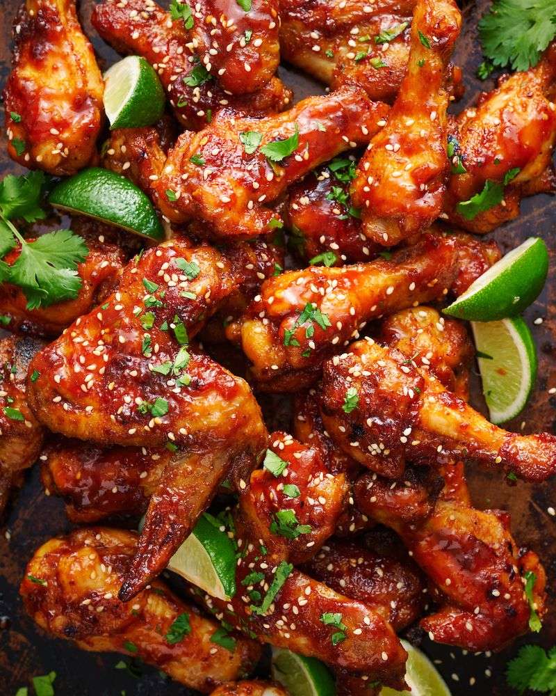 Sweet & Spicy Chicken Wings