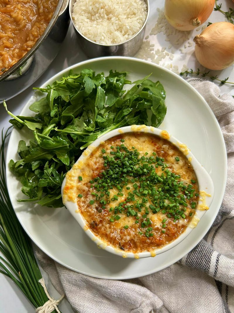French Onion Risotto