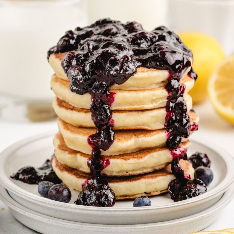 Lemon Blueberry Pancakes