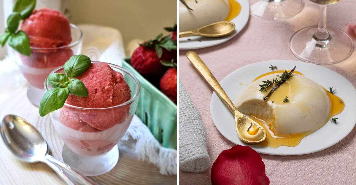 fresh herb desserts