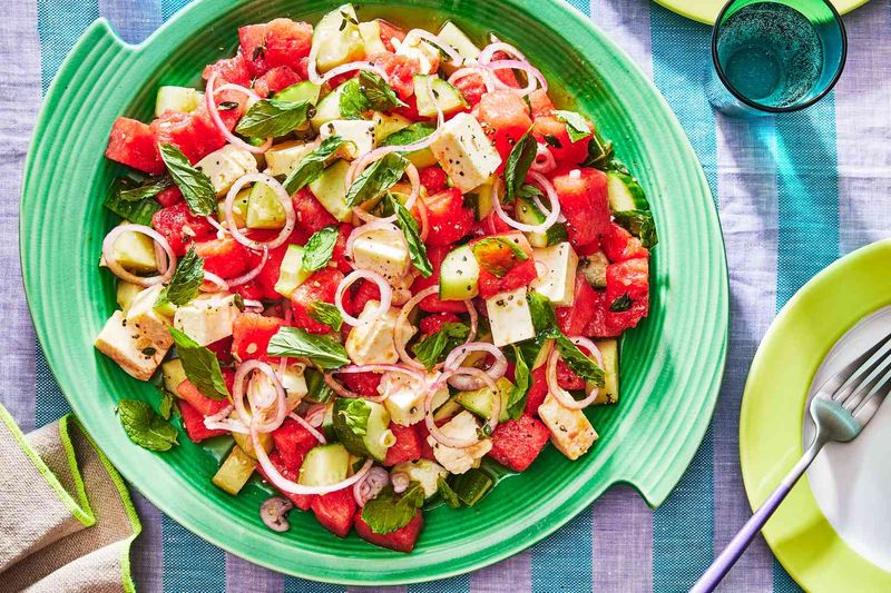 Spicy Watermelon Salad