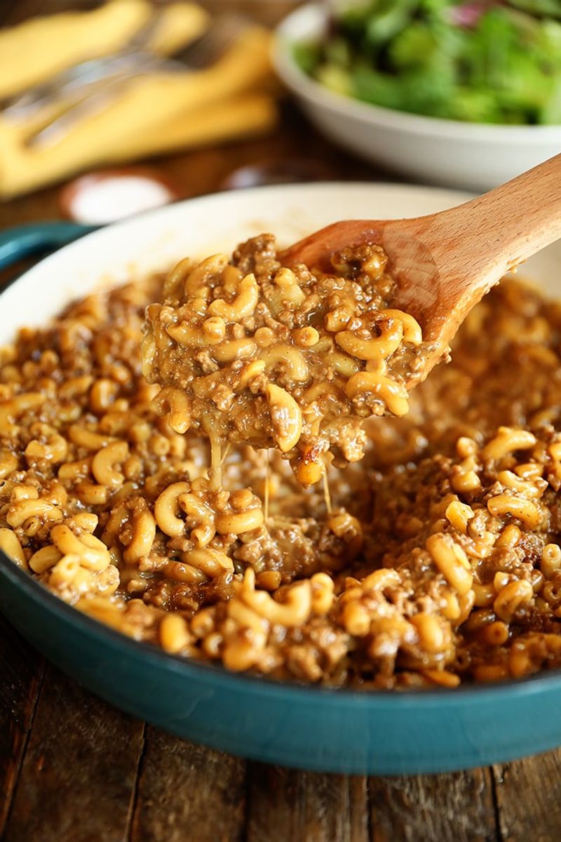 Hamburger Helper With Powdered Cheese