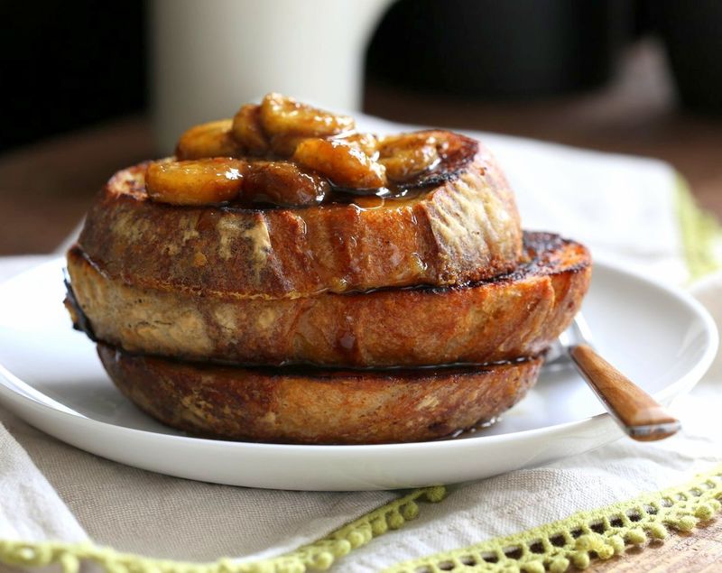 Caramelized Banana French Toast Casserole
