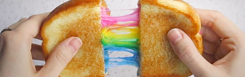 Rainbow Grilled Cheese