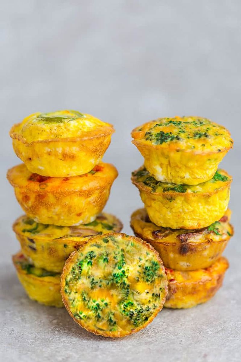 Broccoli-Cheddar Egg Muffins