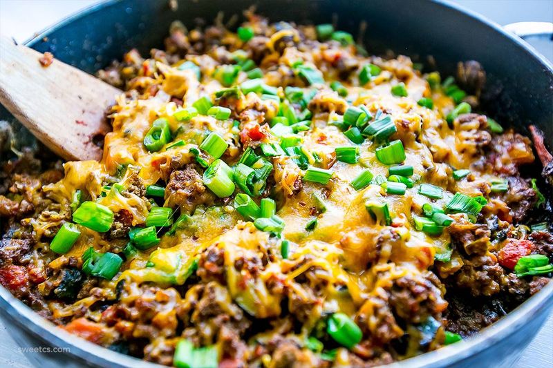 One-Pot Cheesy Taco Skillet