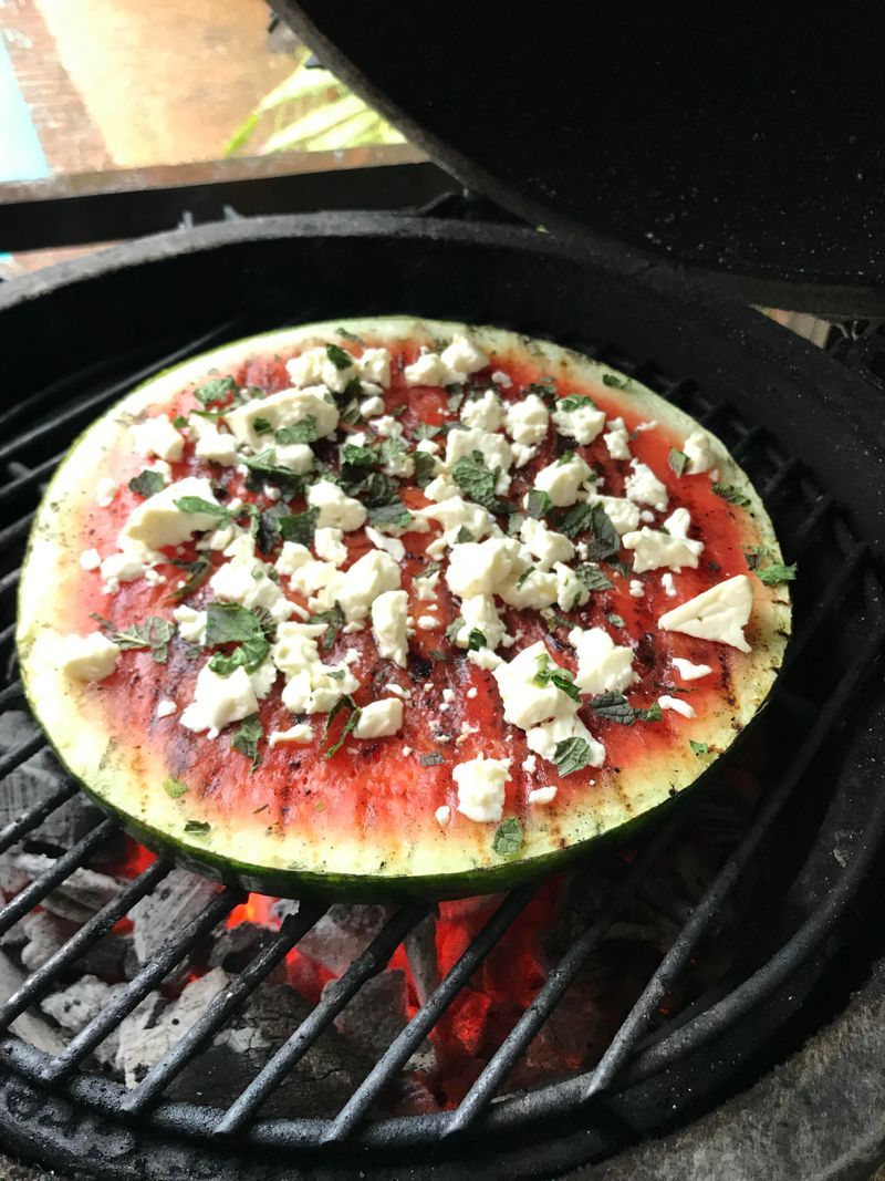 Grilled Watermelon Pizza