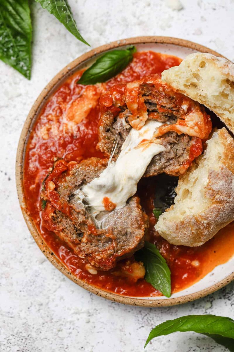 Parmesan-Stuffed Meatballs
