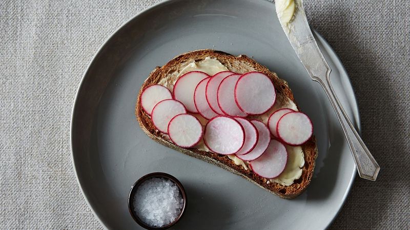 Radish Butter Tartines