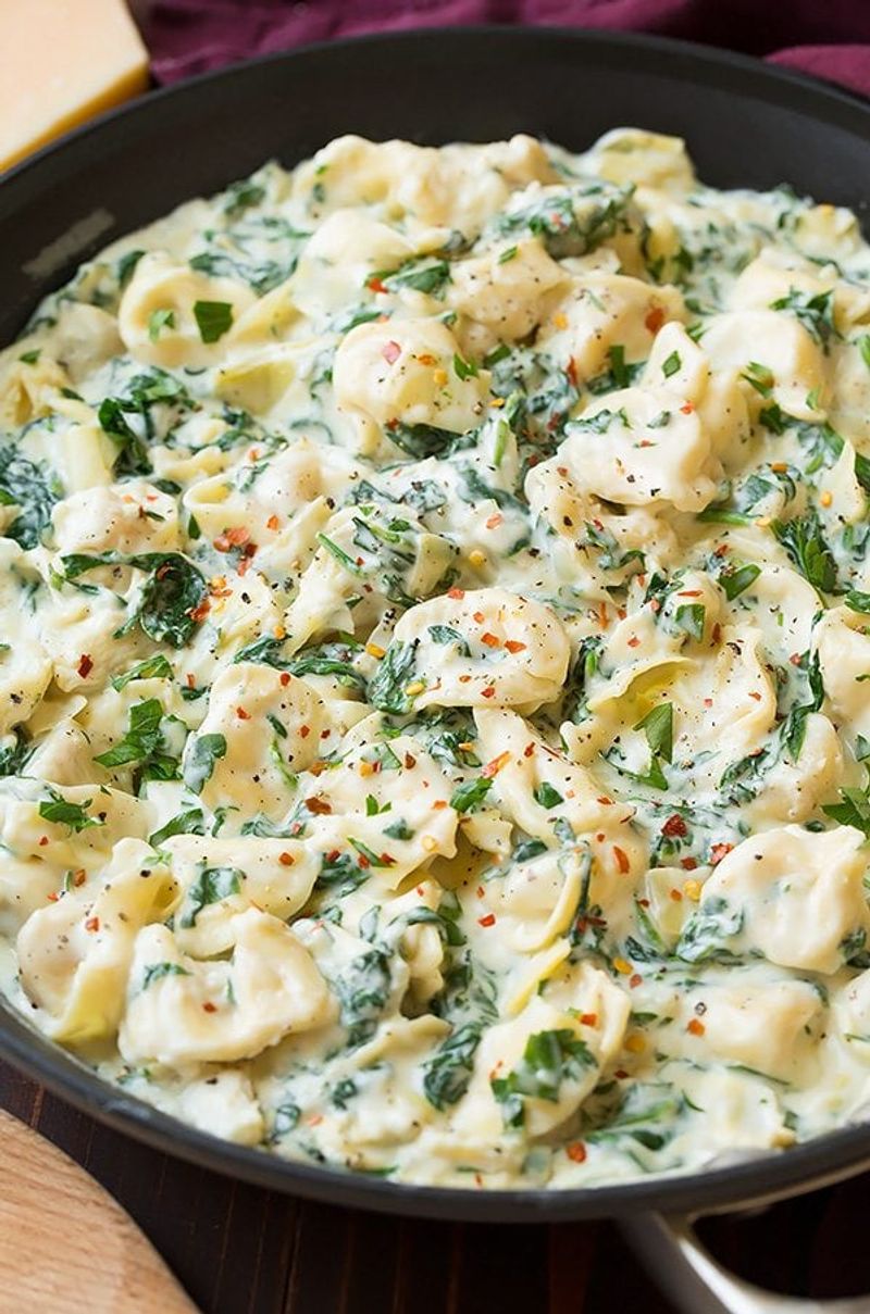 Spinach Artichoke Tortellini