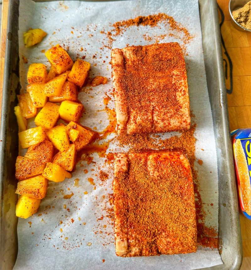 Spam And Pineapple Bake