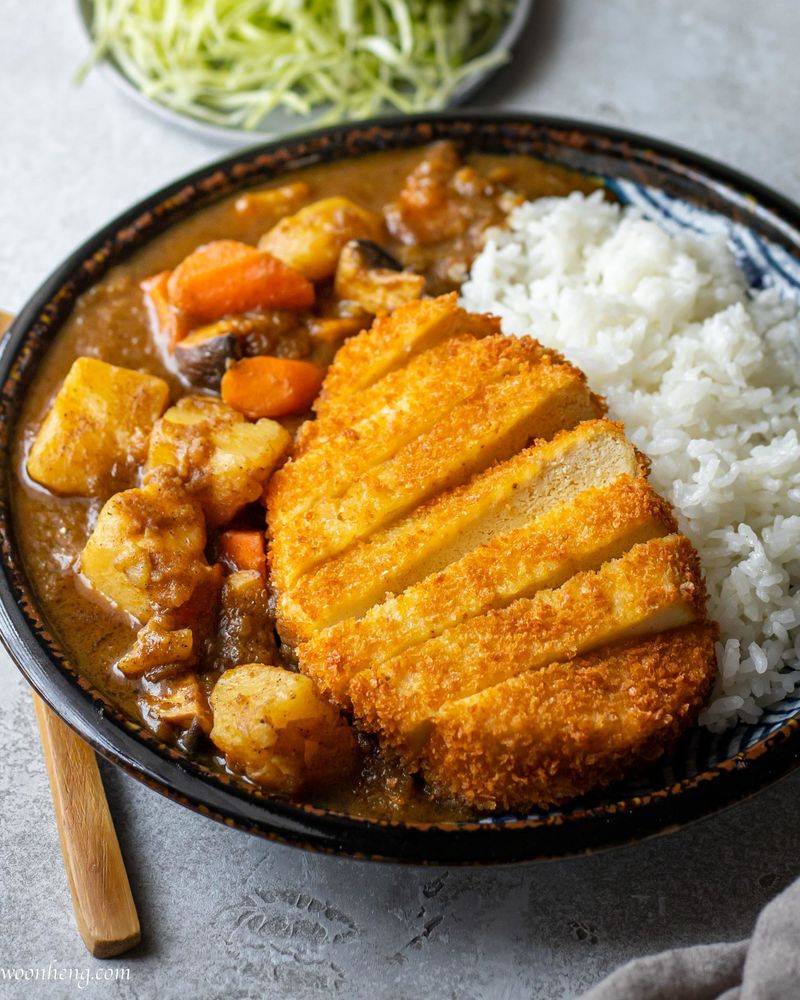 Tofu Katsu With Curry Rice
