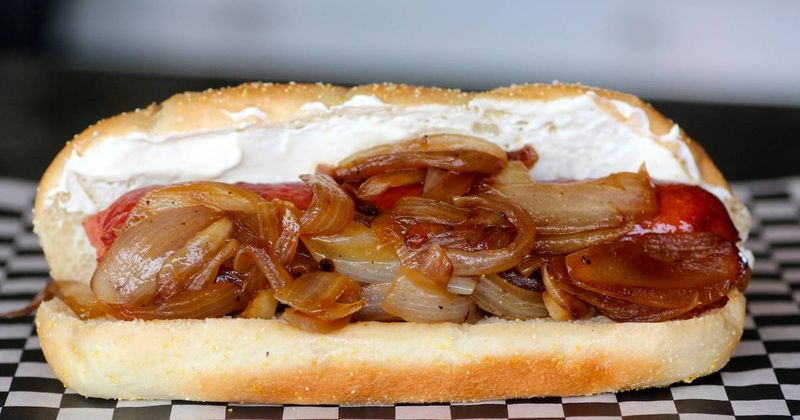 Seattle Cream Cheese Hot Dog