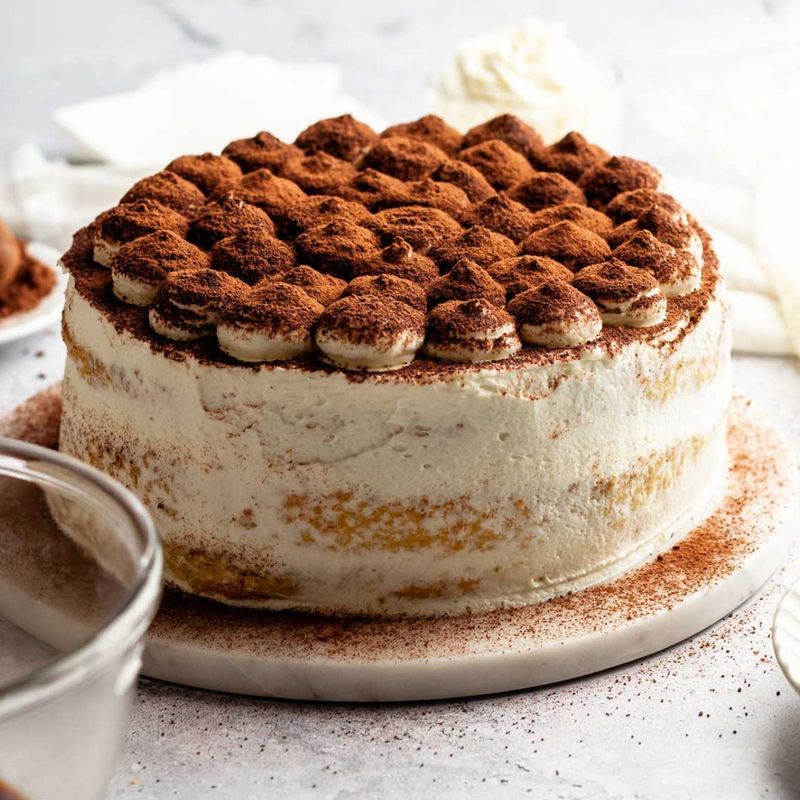 Coffee-Infused Tiramisu Cake