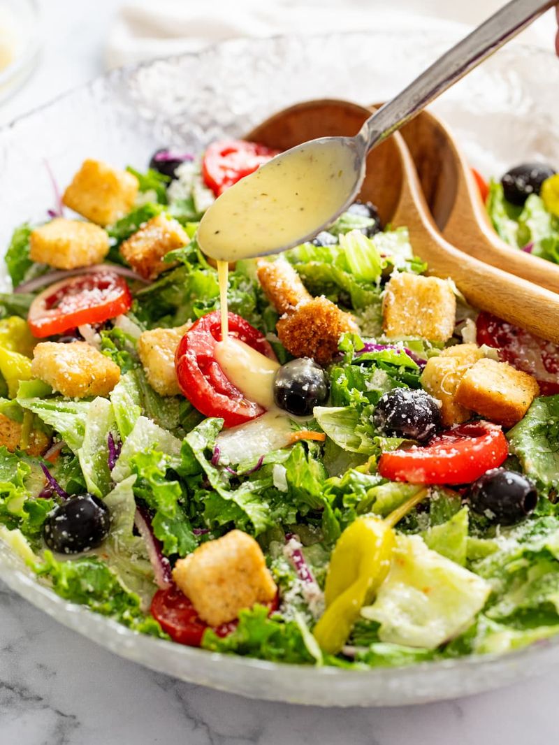 Mix Two Dressings In Your Salad