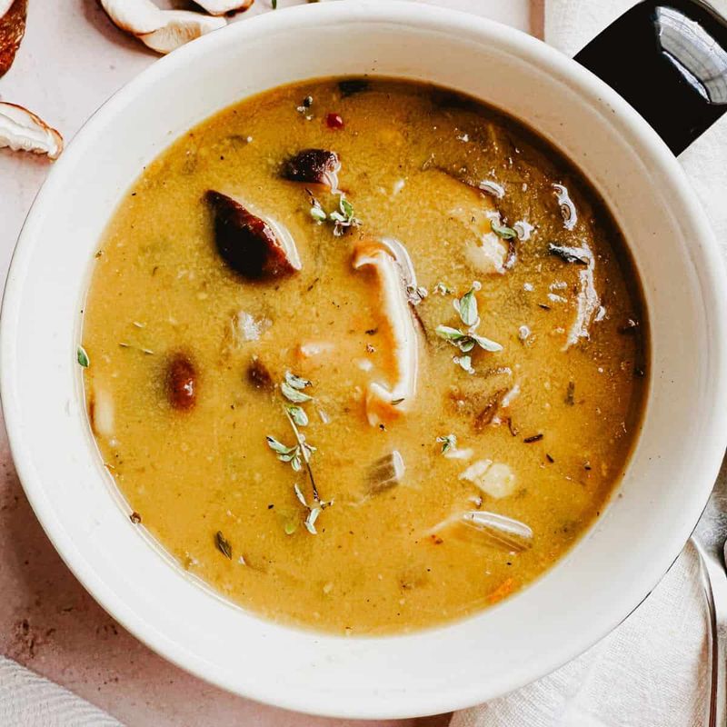 Pu-erh Tea Mushroom Gravy