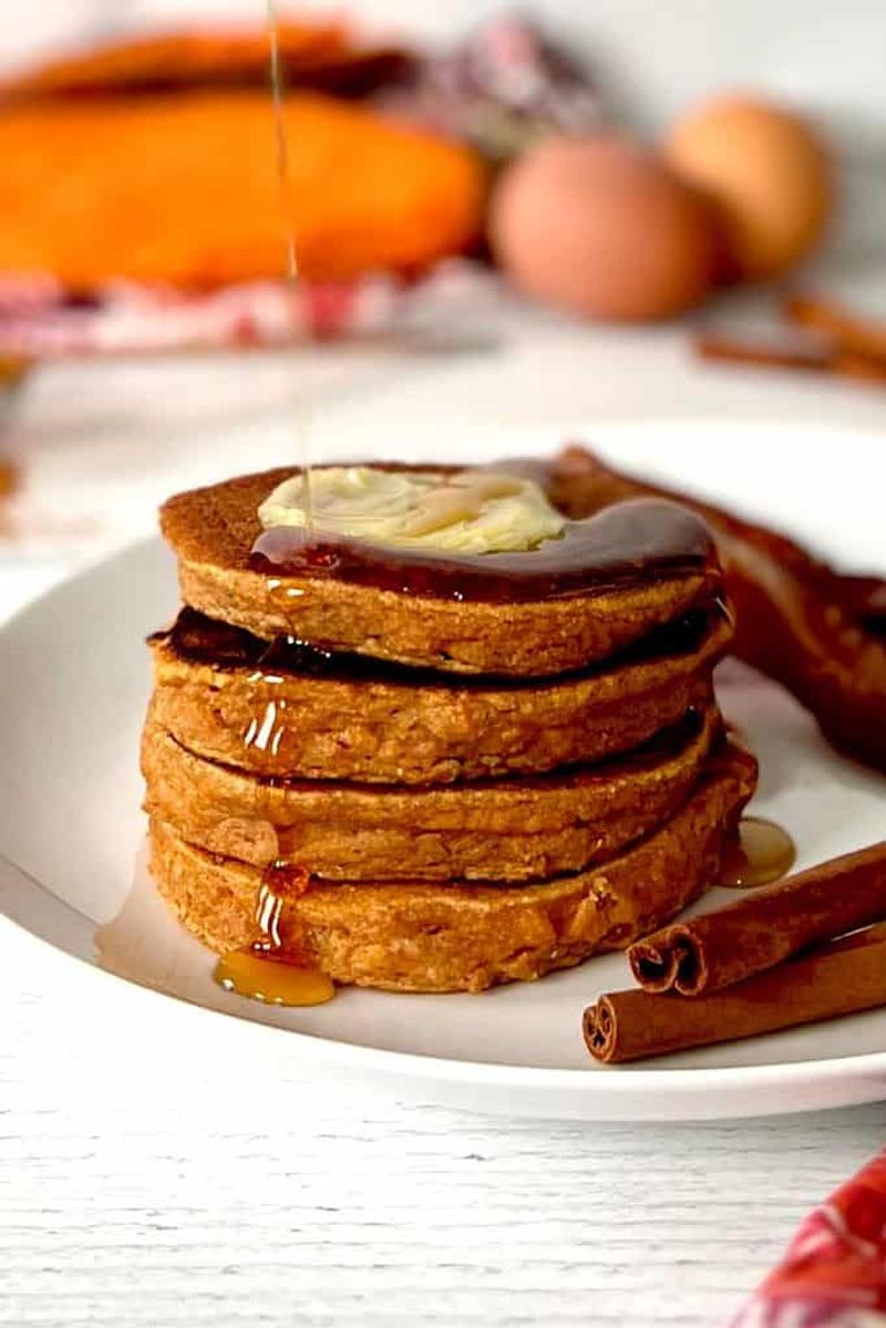 Sweet Potato And Cinnamon Pancakes