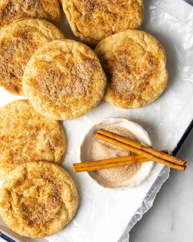 Soft-Baked Cinnamon Sugar Cookies