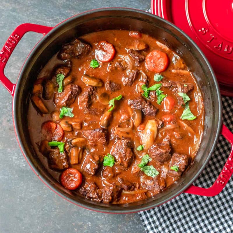 Julia Child's Boeuf Bourguignon